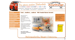 Desktop Screenshot of fahrschule-easy-orange.de